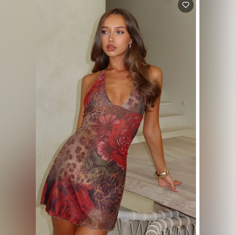 White Fox Best Part of Me Mini Dress Exotic Rose